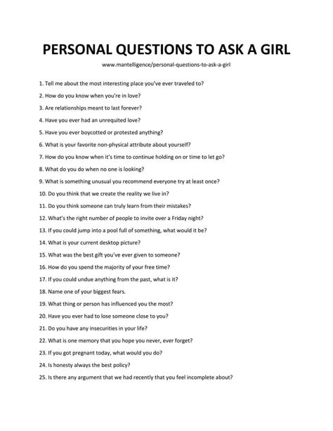 150 questions to ask a girl|162 Deep & Personal Questions to Ask a Girl (Know。